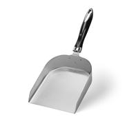 onlyfire Pelle Multi-Usages en Acier Inoxydable 19x18cm, Spatule Cuisine et Plancha, Accessoire Barbecue avec Manche Résistant à la Chaleur, Ustensile INOX pour Griddle et Teppanyaki