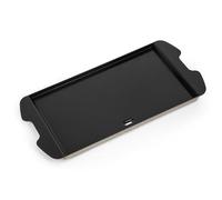 Onlyfire Plancha Plaque pour Weber Traveler, 49 x 29.5 cm Plaque de Cuisson, Plaque Céramique pour Weber Compact Barbecue à Gaz, Noir