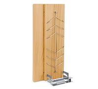 onlyfire Planche à Griller Saumon, Planche à Fumer en Bois avec Support Réglable en Acier Inoxydable pour Foyer Extérieur et Barbecue, Utilisation Double Face, avec une Planche en Bois de Remplacement