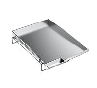onlyfire Plaque de Barbecue, Poêle à Griller pour Barbecue avec Cadre Amovible en Acier Inoxydable, Universelle pour la Plupart des Grils à gaz, 36 x 25 x 2,7 cm