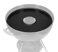 Onlyfire Plaque de Cuisson, Ø 54,5cm BBQ Plancha, Céramique Plaque de Gril, Plaque de Barbecue pour Weber 57 cm Barbecue à Charbon, Fumoir, Smoker, BBQ de Bois, Revêtement Antiadhésif