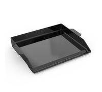 Onlyfire Plaque Plancha en Fonte Émaillée Universelle pour Barbecue à Gaz, Charbon, Électrique et Gazinière - Plancha de Cuisson avec Poignée - BBQ Plaque de Cuisson - 41.5 x 35.5 x 5.5 cm