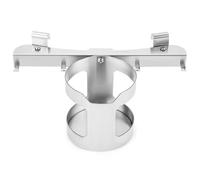 Onlyfire Porte-Bouteille en INOX pour Barbecue à Charbon Weber 47 et 57 cm, Porte-Bière avec 4 Crochets pour Ustensiles de BBQ, Accessoire pour Weber Kettle et Autres Barbecues de Taille Similaire