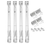 onlyfire Remplacement du Tube de Brûleur de Gril à Gaz Universal, Acier Inoxydable, Extensible de 36cm à 50cm, Diamètre 12 mm, 4 Pièces