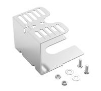 onlyfire Support pour Moteur Tourne Broche Barbecue, Accessoire pour Rôtissoires Électrique de BBQ et Tournebroche de Mechoui, Argenté
