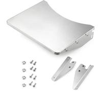 Onlyfire Tablette Inox Pliable pour Weber Smoker 57 cm, Extension Barbecue Charbon Facile à Installer.