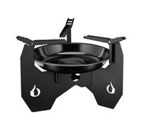 Onlyfire Trépied pour Hollandais, Potjie, Chaudière, Casseroles | Détachable Support | Avec étui de Transport, Plaque de Charbon de Bois | Acier épais | 45x45x30,5cm | Broyeur Tripode pour Dutch Oven