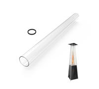 onlyfire Tube en Verre pour Parasol Chauffant à Gaz, 125 x 10 cm
