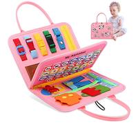 ONLYFUN Busy Board, Jouet Montessori Fille 1 2 3 4 Ans, Jouet Enfant 1 2 Ans, Jeux Enfants 1 2 3 Ans, Cadeau Bébé 1 an
