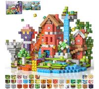 ONLYFUN Construction Magnetique Enfant 220 pièces 2CM Magnetic Blocks 3+ Jeux Aimants, Bloc de Cube Magnétique de pour Garçon et Fille, Jouet Créatif pour Enfants 3 4 5 6 7 8 9 10 11 12 Ans Jeu