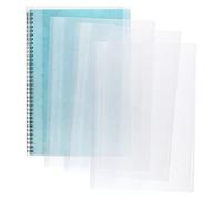 ONLYKXY Lot de 10 protège-cahiers transparents en plastique étanche (format A4)