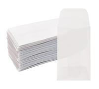 ONLYKXY Lot de 60 mini pochettes en papier transparent transparent pour pièces de monnaie, bijoux, bagues, étiquettes, photos, colliers, boucles d'oreilles, accessoires (3 x 5 cm)