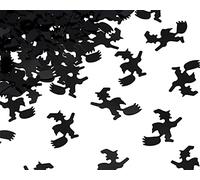 ONLYKXY Lot de 600 confettis noirs pour fête d'Halloween et bricolage (sorcière)