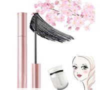 Onlymay Mascara, Onlymay Waterproof Mascara, 3D Curling Eyelash Iron Mascara, Long-Lasting Waterproof & Smudge-Proof, Embrace the Allure of Long, Thick Lashes (Black)