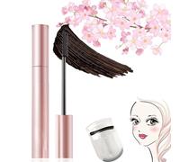 Onlymay Mascara, Onlymay Waterproof Mascara, 3D Curling Eyelash Iron Mascara, Long-Lasting Waterproof & Smudge-Proof, Embrace the Allure of Long, Thick Lashes (Brown)