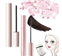 Onlymay Mascara, Onlymay Waterproof Mascara, 3D Curling Eyelash Iron Mascara, Long-Lasting Waterproof & Smudge-Proof, Embrace the Allure of Long, Thick Lashes (Brown+Eyelash Primer)