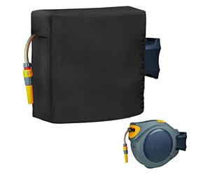 Onlyme Enrouleur de tuyau rétractable - Housse de protection pour tuyau d'arrosage mural et enrouleur Hozelock - Imperméable, anti-poussière et résistant aux UV