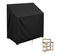 Onlyme Housse de banc de rempotage, housse de banc de jardin avec cordon de serrage, 420D, imperméable et résistante à la poussière, pour établi de serre, 94 x 54 x 110 cm