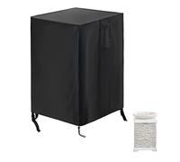 Onlyme - Housse de foyer carrée en tissu Oxford 420D au propane imperméable avec cordon de serrage pour foyer à gaz et brasero - 55 x 55 x 89 cm