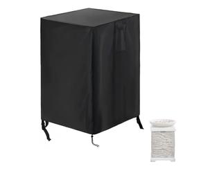 Onlyme - Housse de foyer carrée en tissu Oxford 420D au propane imperméable avec cordon de serrage pour foyer à gaz et brasero - 42 x 42 x 66 cm