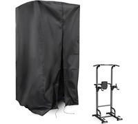 Onlyme Housse de station de traction pour salle de sport à domicile, étanche à la poussière, pour barres de dips et équipements de gym d'intérieur et d'extérieur, 102 x 107 x 224 cm