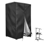 Onlyme Housse de station de traction pour salle de sport à domicile, étanche à la poussière, pour barres de dips et équipements de gym d'intérieur et d'extérieur, 107 x 102 x 213 cm