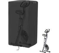 Onlyme Housse de vélo d'appartement pliable, housse de vélo stationnaire pour usage domestique, protection étanche à la poussière pour vélos d'appartement pliables - 51 x 65 x 142 cm