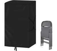 Onlyme Lot de 2 sacs de rangement pour chaise pliante, housse de chaise pliante en bois imperméable avec poignée pour le rangement et le transport de chaises