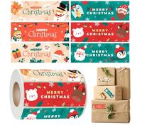 Onlynery Autocollants De Noël Pour Artisanat, 300 Pièces Autocollants Décoratifs De Noël En Rouleau, Fournitures De Décalcomanies De Fêtes, Pour Les Fêtes Les Rassemblements Familiaux Le Bureau