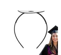 Onlynery Bandeau Insertion Pour Casquette de Diplômé - Diadème Antidérapant pour Toque de Graduation - Accessoire Fixation Sûre Pour Coiffure Sans Abîmer la Coupe, Accessoires pour Toque de Remise de