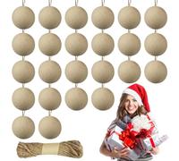 Onlynery Boule Ronde en Papier mâché | Ornements en Papier mâché en Forme de Boule, Boules de noël DIY, Ornements Suspendus pour fête de noël, Mariage, Anniversaire, décoration de Maison