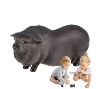 Onlynery Figurines de Cochon pour Voitures | Décor de Figurine de Cochon, modèle d'animal de Ferme, Mini Jouets de Cochon,Figurine de Cochon vietnamien réaliste, décoration, Simulation, modèle Solide