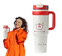 Onlynery Gourde - 1000ml Bécher Anti-Fuites Avec Poignée,Bouteille Isotherme Étanche | Pour Café Boissons École Adultes