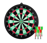 Onlynery Jeu de fléchettes magnétique pour | Jeu de fléchettes magnétique de Sport,Cible de fléchettes Portable Enroulable, Jeux de fléchettes intérieurs et extérieurs avec Deux côtés