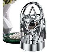 Onlynery Jouets de Bureau à énergie cinétique,Jouets de Bureau cinétiques | Modèle de décor Art cinétique,Pendule de Newton Orbital alimenté par USB, Ornement d'orbite magnétique d'apprentissage