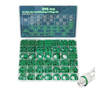 Onlynery Kit D'Assortiment De Joints Toriques AC - 595 Pièces Accessoires Réparation Auto Caoutchouc | Kit De Joint Torique Pour Climatisation Automobile | Pour Raccordement Eau Et Réparation De