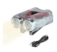 Onlynery Lampe Frontale à Pince | Clip Lampe Frontale Chapeau lumière Lampe | Mini Lampe Frontale pour Casquettes de Baseball, Lampe Frontale Portable pour Camping, randonnée et Course à Pied