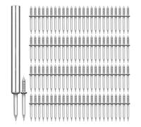 Onlynery Plinthe Non Marquant, 100PCS Plinthe Non Marquan, Double-Head Skirting Thread Seamless Nail, Clous, Vis Et Fixations, Clou sans Couture À Fil Plinthe À Double Tête, Vis Clous