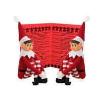 OnlyPRIME Lutin Farceur de Noël Articulé - Décoration Elfi Originale pour Noël | Action Lutin Farceur Fille et Garçon | Idéal pour Décor Maison ou Sapin (2)