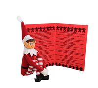 OnlyPRIME Lutin Farceur de Noël Articulé - Décoration Elfi Originale pour Noël | Action Lutin Farceur Fille et Garçon | Idéal pour Décor Maison ou Sapin (1)