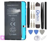 OnlyTech - Batterie Premium Capacité augmentée de Remplacement pour iPhone 11 - Capacité 3510mAh, qualité identique (Puce TI) - Kit 15 Outils et adhésif écran Inclus