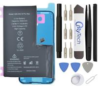 OnlyTech - Batterie Premium Capacité augmentée de Remplacement pour iPhone 16 Pro Max - Capacité 5050mAh, qualité identique (Puce TI) - Kit 15 Outils et adhésif écran Inclus