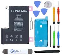 OnlyTech Batterie Premium de Remplacement pour iPhone 12 Pro Max - 3687mAh, Identique à l'Original, Kit 12 Outils Professionnels et adhésif écran Inclus