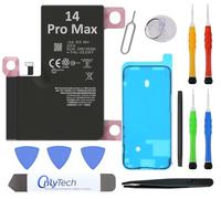 OnlyTech - Batterie Premium de Remplacement pour iPhone 14 Pro Max - 4323mAh, identique à l'original - Kit 12 Outils Professionnels et adhésif écran Inclus