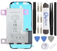 OnlyTech - Batterie Premium de Remplacement pour iPhone 16 Pro - Capacité 3582mAh, qualité identique (Puce TI) - Kit 15 Outils et adhésif écran Inclus