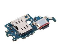 OnlyTech - Circuit connecteur de Charge et Lecteur Carte sim de Remplacement du Samsung Galaxy S21 5G G991B - Pièce détachée Interne Comprenant la Prise USB, Le Lecteur sim, Le Micro et l'antenne
