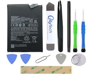 OnlyTech - Kit de réparation Batterie Premium de Remplacement BN59 pour Le Xiaomi Redmi Note 10 / 10S - 5000mAh - Qualité Originale avec 10 Outils et Adhésif