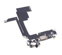 OnlyTech - Nappe interne du connecteur de charge, du micro et de l'antenne de remplacement pour iPhone 15 Pro Titane Naturel