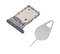 OnlyTech - Tiroir Double SIM Gris avec extracteur de Remplacement du Samsung Galaxy S21 / S21 Plus / S21 Ultra