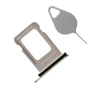 OnlyTech - Tiroir SIM Argent avec extracteur de Remplacement pour iPhone 11 Pro et 11 Pro Max